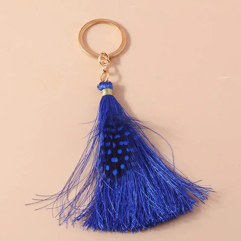 Aihua Boho-Traumfänger-Schlüsselanhänger mit großen Federn für Damen und Mädchen, Handtaschenanhänger, Traumfänger-Schlüsselanhänger, Schmuck, Geschenke – Detail 11