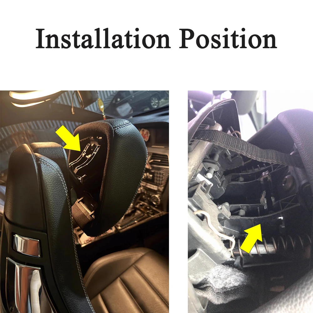 مسند الرأس بالمقعد الأمامي لمرسيدس بنز C E G M R S GL CLS GLK SLK الفئة W204 W212 C180 C200 E200 E250 E300 GLK250 GLK300