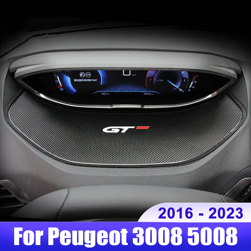 

For Peugeot 3008 5008 GT 2016 2017 2018 2019 2020 2021 2022 2023 Hybrid Car Dashboard Anti-Slip Rubber Pad Accessories