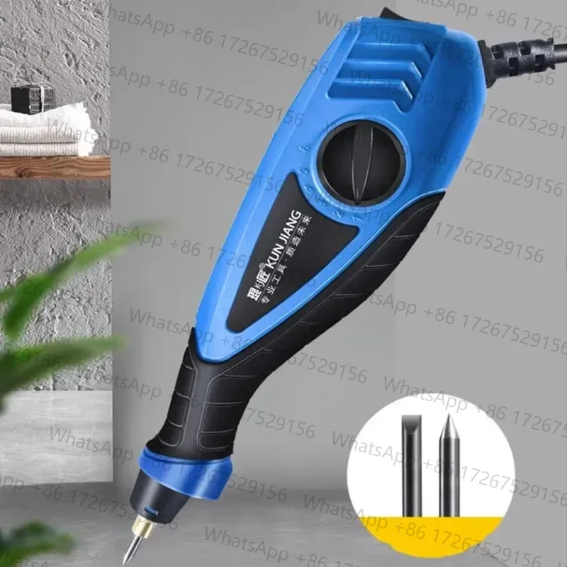 220V 25W Speed Adjustable Electric Engraving Pen Handheld Metal Lettering and Marking Machine Stone Concrete Engraving Machine