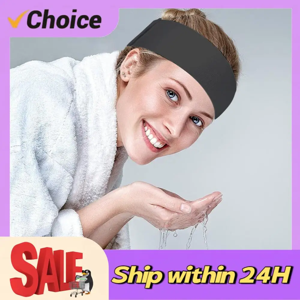 

100PCS Beauty Salon Makeup Hair Band Non-Woven Washing Bath Hair Band Elastic Spa Headband Facial Headbands for Women Girl