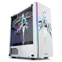 PC Case Side Glass Anime Stickers,DIY Chassis Decorative Cover Personalized Customization Gamer Cabinet Accessories