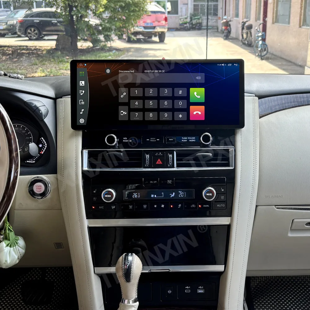 15.9 Inch Android Car Radio For Nissan Patrol Y62 Amada QX80 QX56 2012~2020 Multimedia GPS Car Stereo Receiver player Head Unit