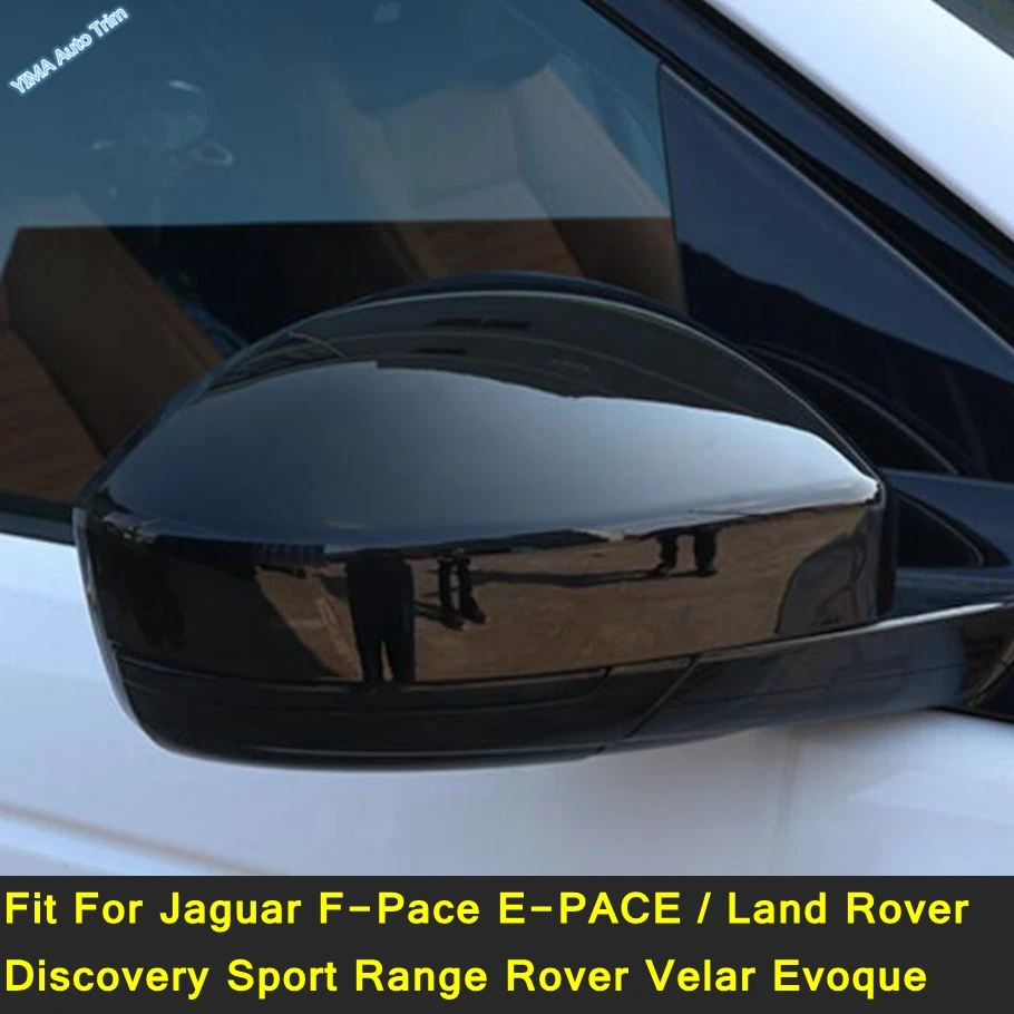 

Rearview Side Glass Mirror Cover Trim Accessories For Jaguar F-Pace E-PACE / Land Rover Discovery Sport Range Rover Velar Evoque