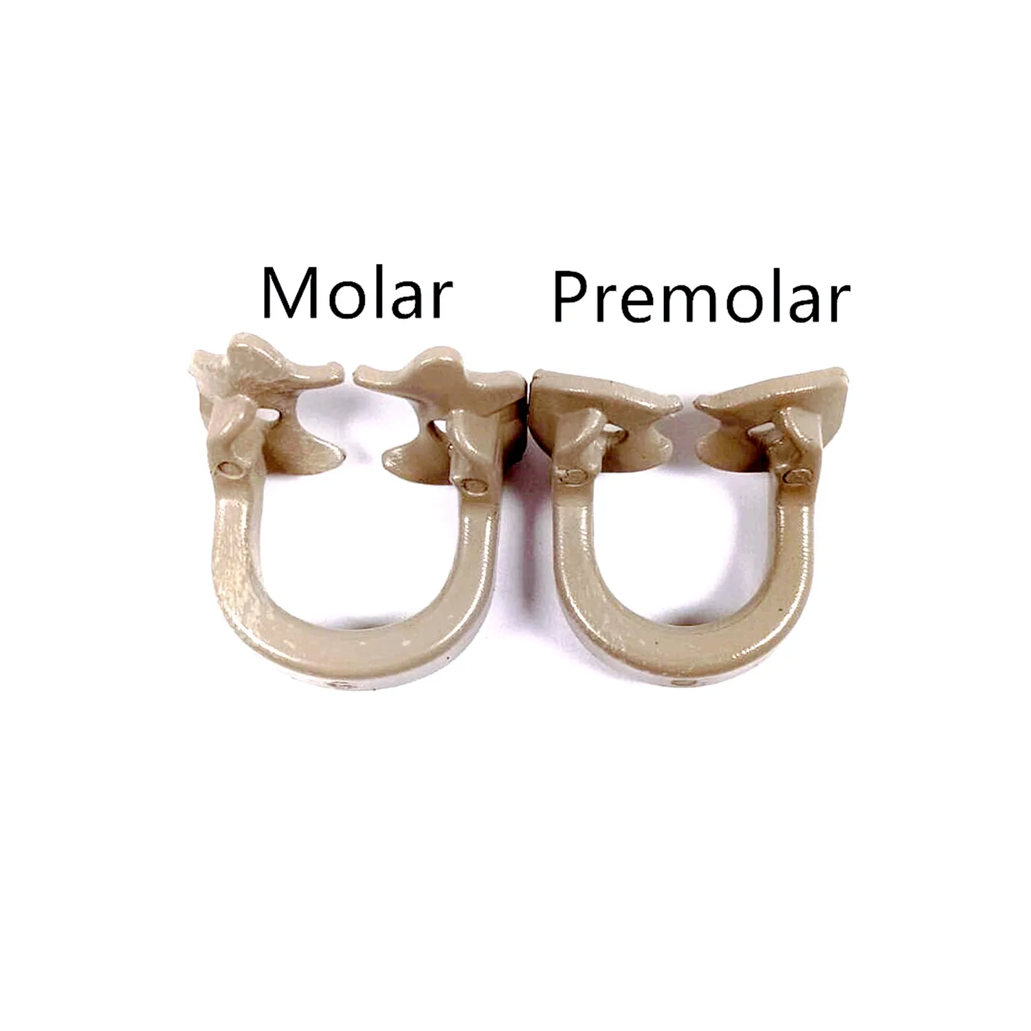 4 sztuki gumy dentystycznej tamy arkusze zaciski klip miękka żywica Molar Premolar Clamp izolacja Kerr Style