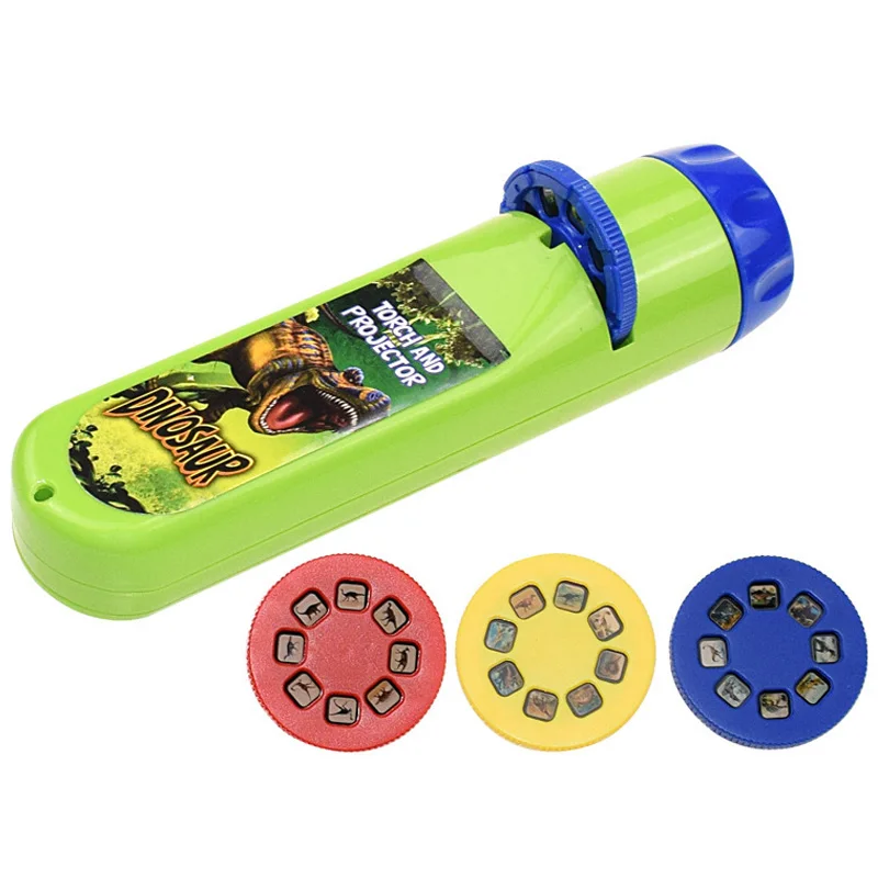 الإسقاط مصباح يدوي العارض الشريحة قصة لعبة وقت النوم لفتاة صبي مصباح متوهجة الاطفال توهج التعليم لعبة هدايا عيد الميلاد TMZ #2