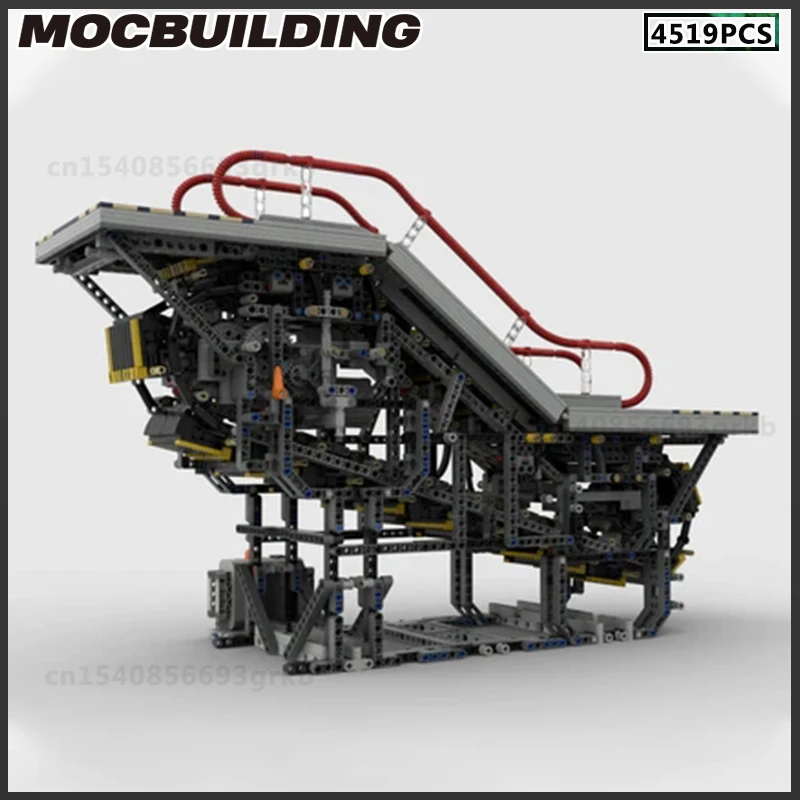 MOC Building Block Motorized Escalator DIY Brick Model Children\'s Toys Birthday Present Christmas Gifts Collection Assemble Game