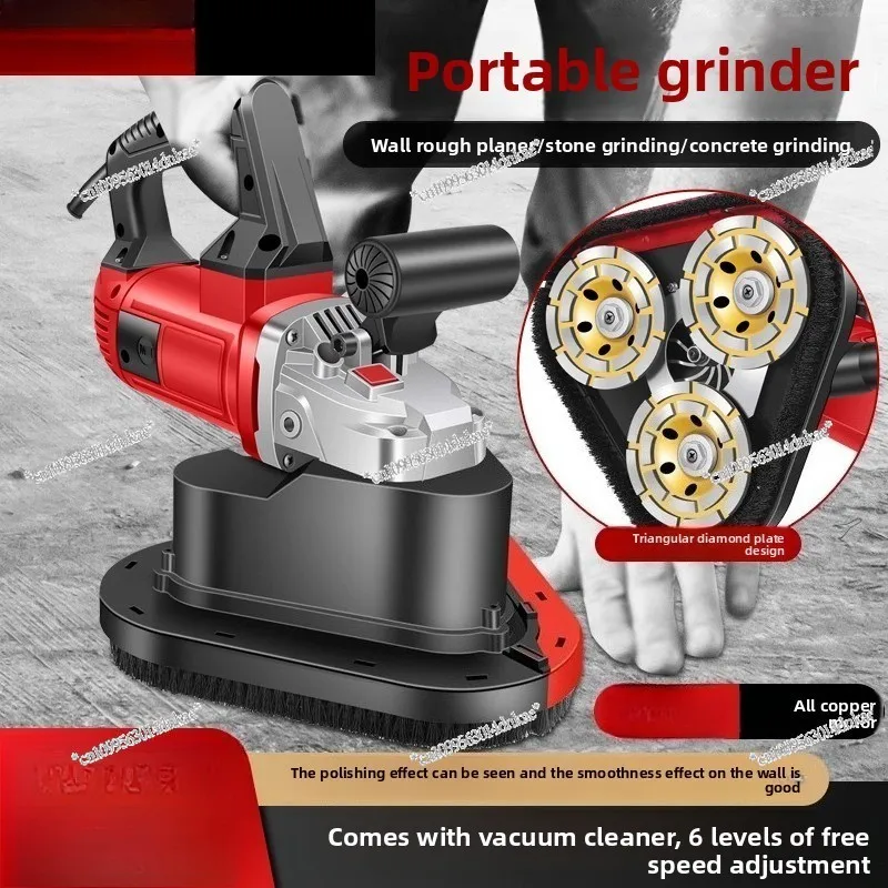 New 3-head Grinder Concrete Cement Floor Grinder Epoxy Floor Grinder Ground Polishing Machine
