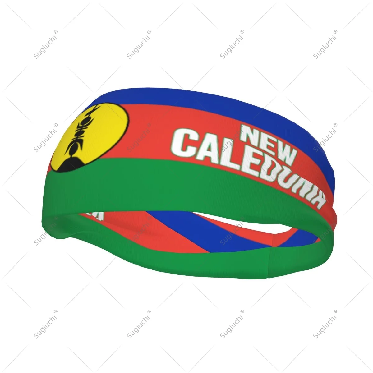 

Эластичные широкие повязки на голову с флагом Новой Каледонии для мужчин и женщин, для йоги, фитнеса, тенниса, бега, занятий в спортзале