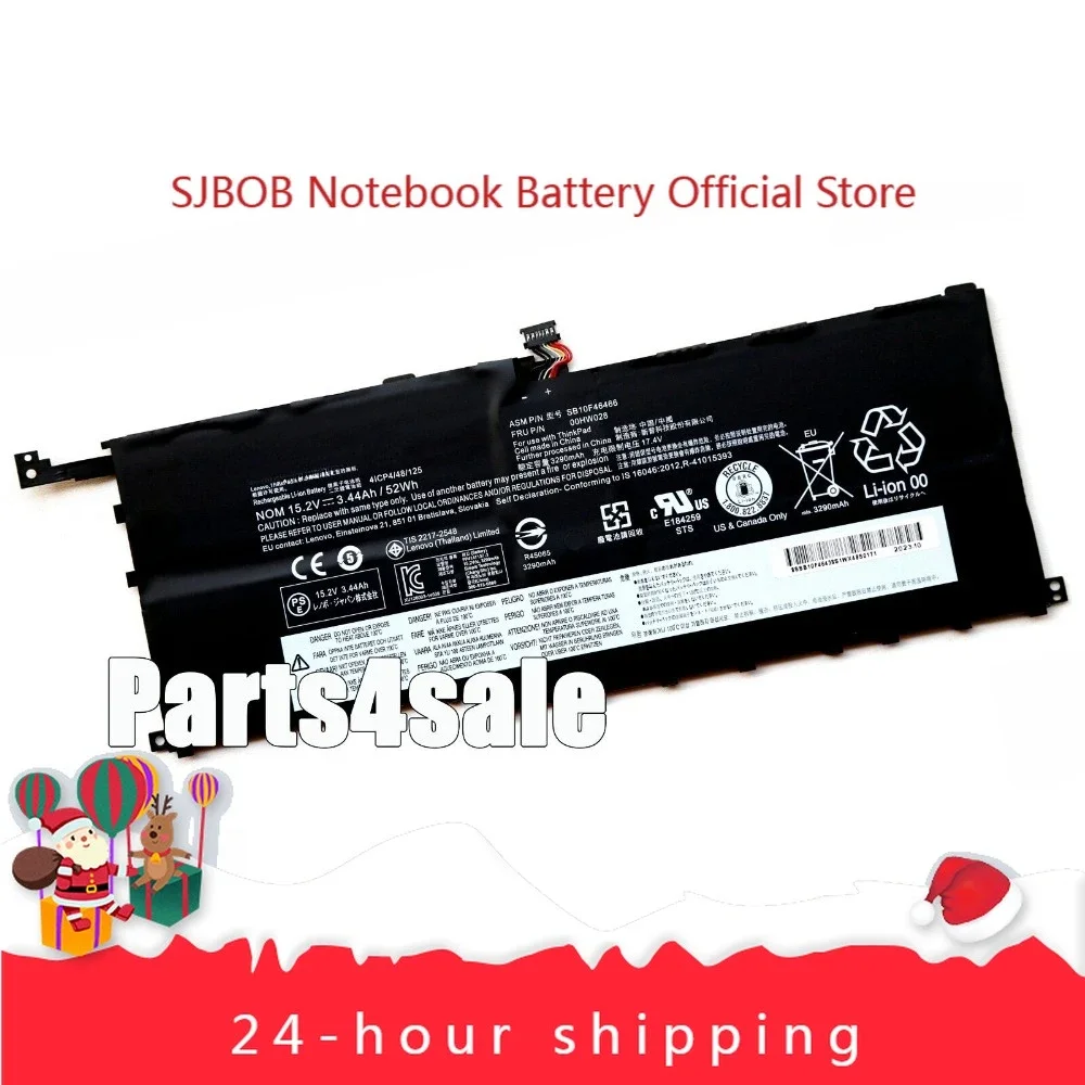 NEW Genuine 00HW028 00HW029 battery For lenovo ThinkPad X1 Carbon 4th Gen Yoga Laptop battery