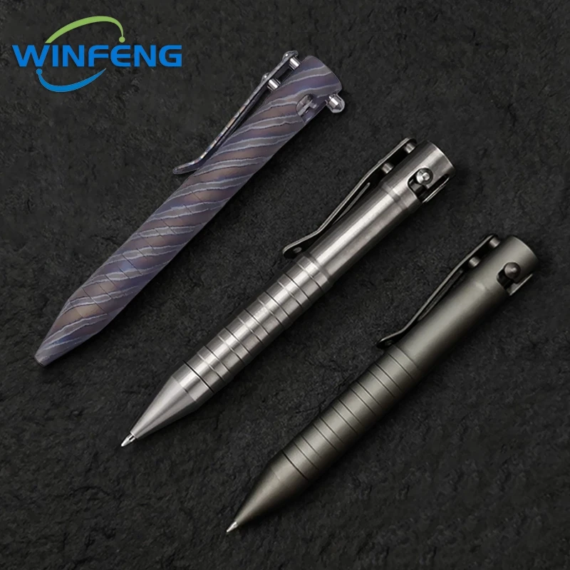 High Quality Metal Self Defense Tactical Pen Bolt Action Business Signature Ballpoint Pen Emergency Glass Breaker Survival Kits