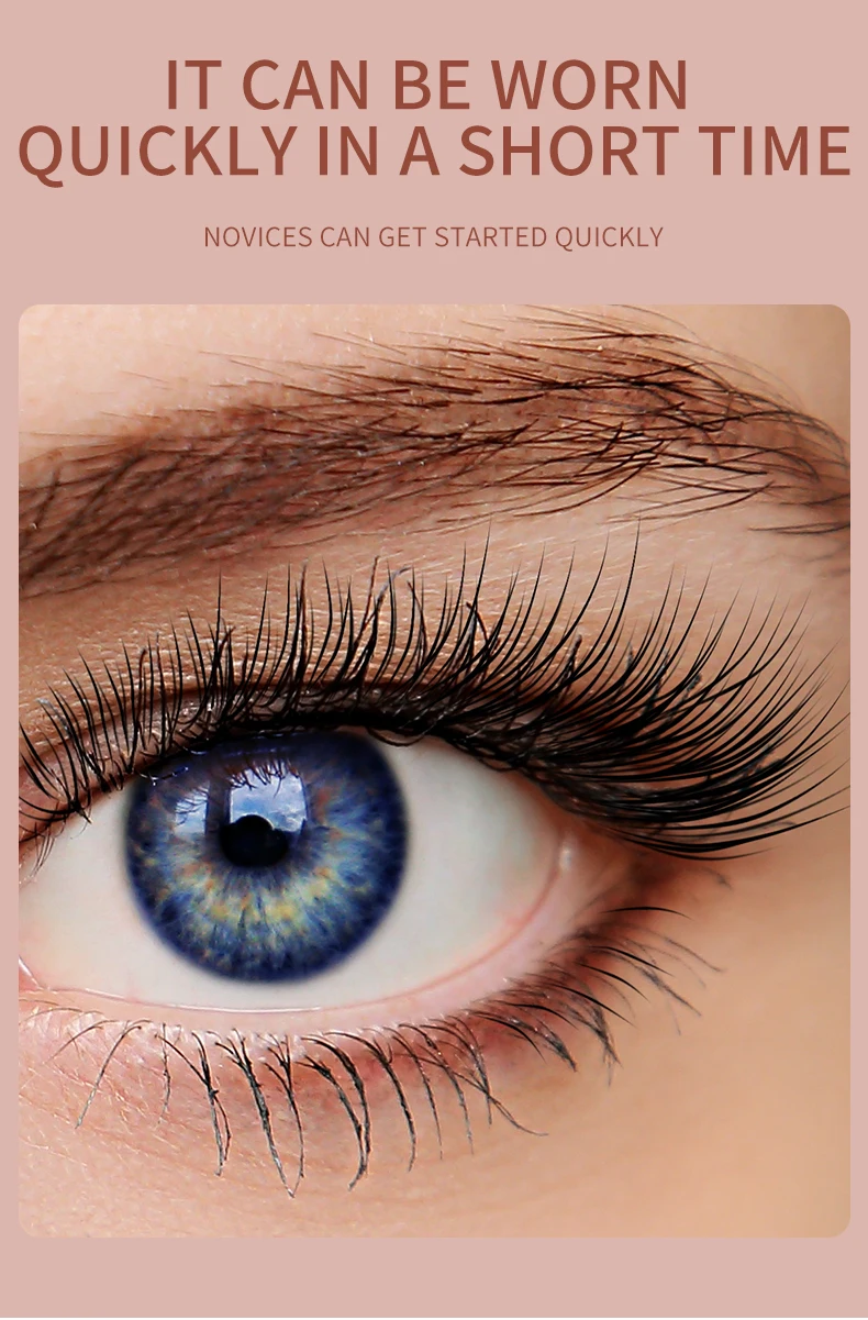DINGSEN 10 Paar 3D-Wimpern zum Fabrikpreis, Großhandel 3D Handgefertigte Beauty Fans Qingdao Streifen-Kunstwimpern für Make-up – Detail 4