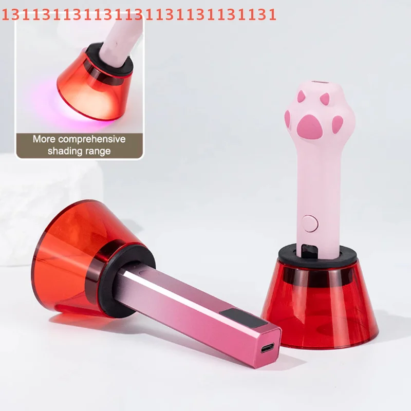 

Acrylic Nail Beauty Salon Device with Light-blocking Baffle UV Lamp Protective Anti-blue-light Goggles for Straight-shaped Nails