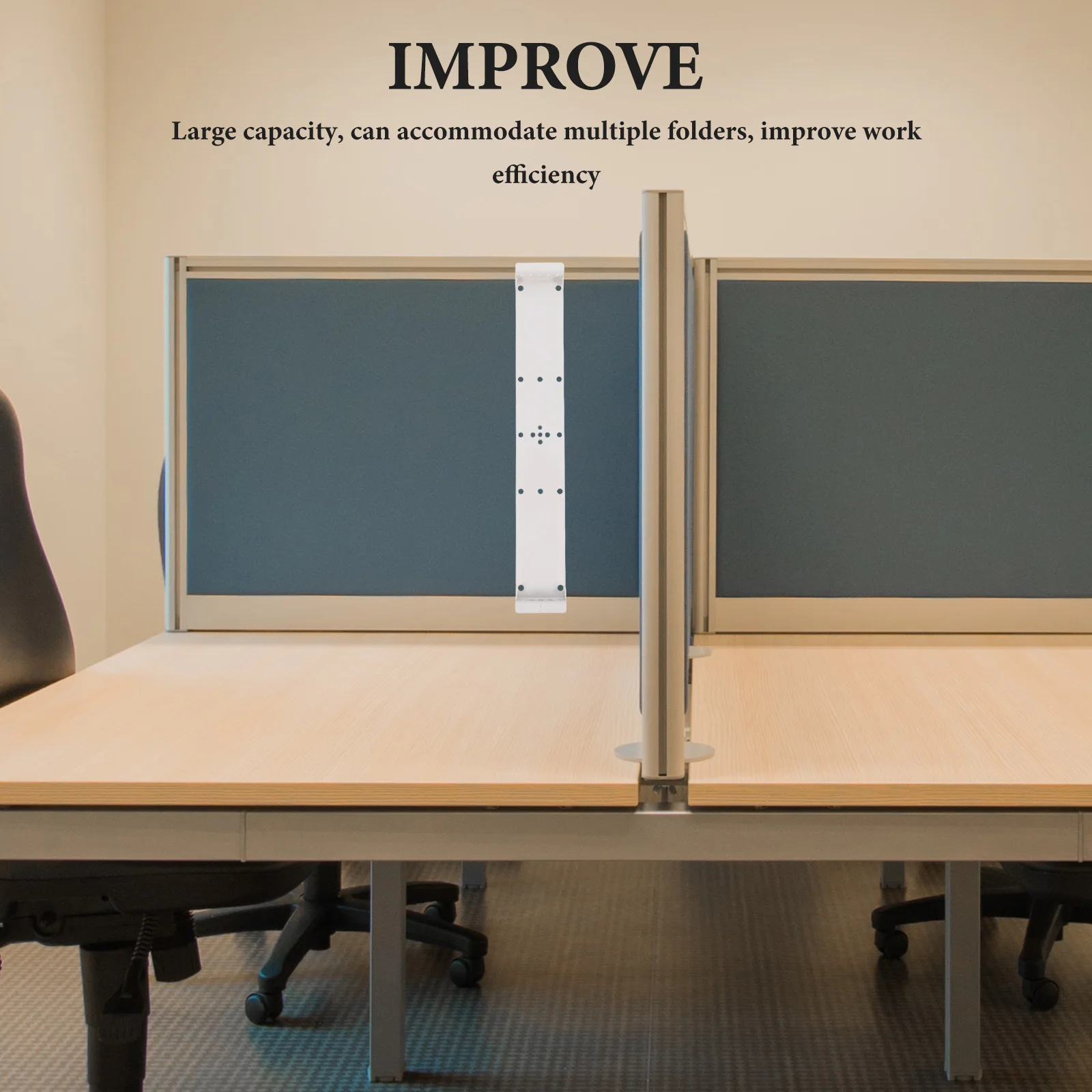 

5-Page Mounted File Holder Iron Wall Hanging Folder Organizer For Office Document Storage Display Mail Organizer Wall