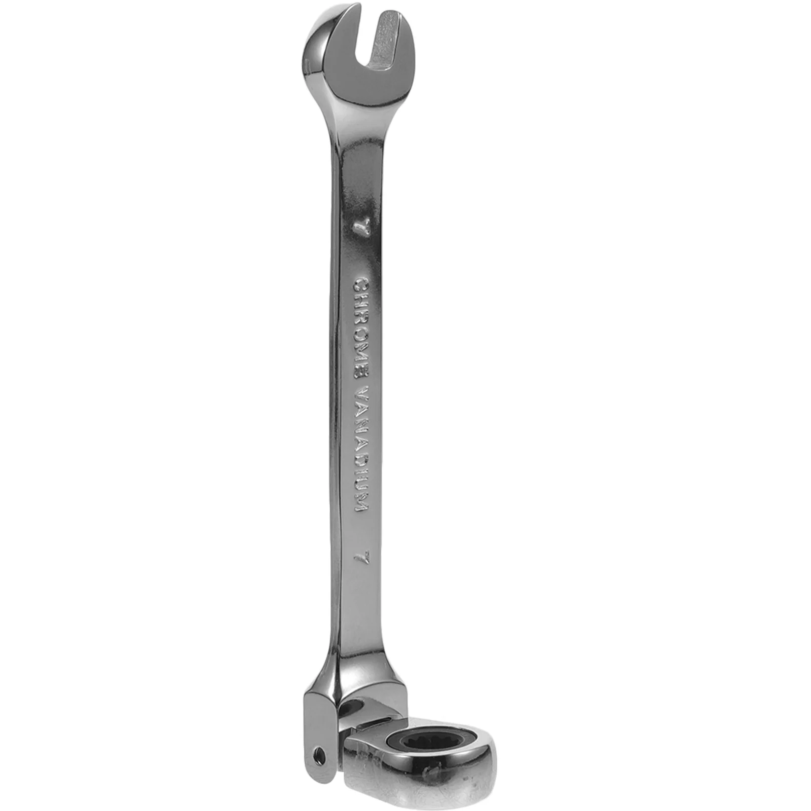 Llave de trinquete flexible Llaves métricas Mini combinación de trinquete de cabezal flexible de doble cabezal