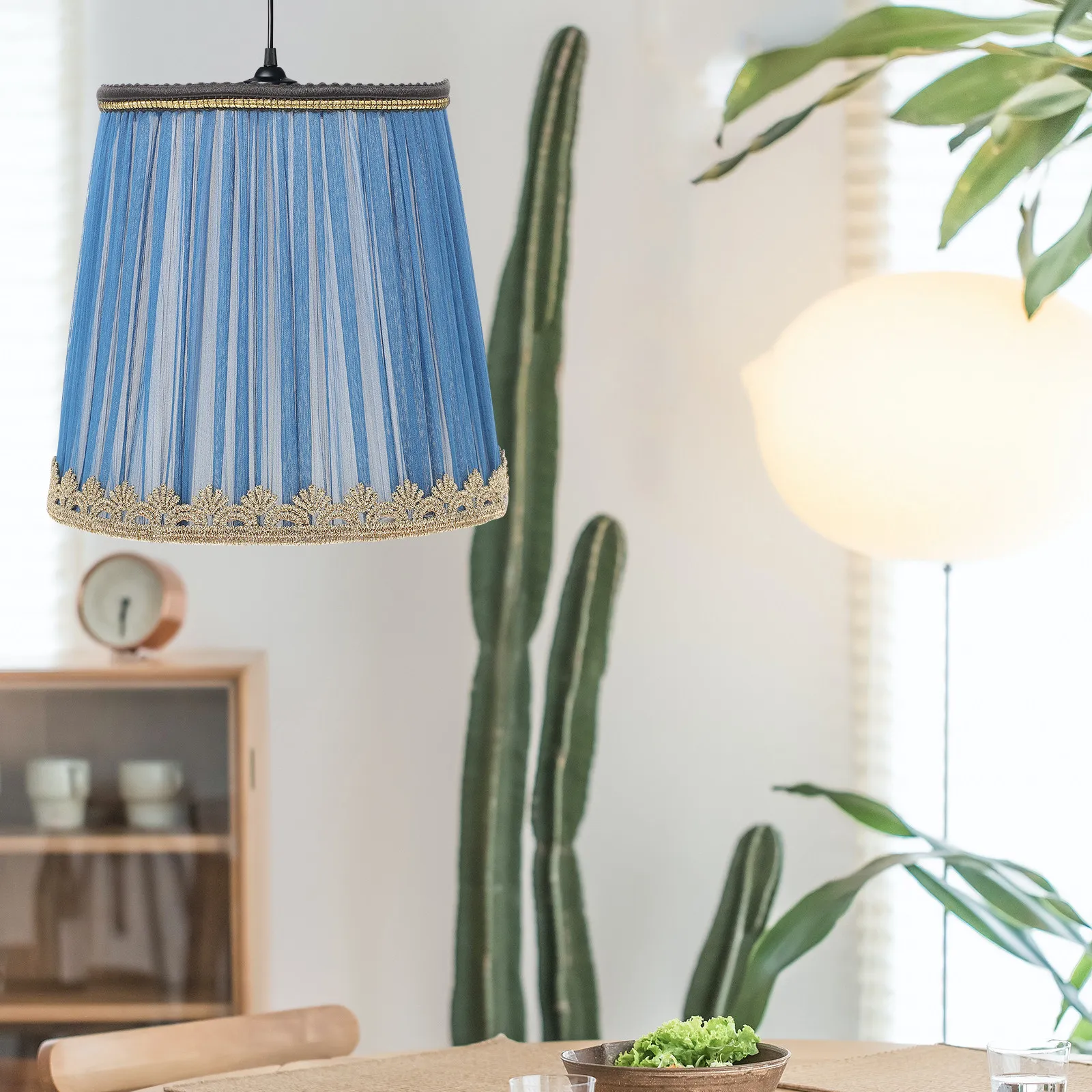 

1Pcs Cloth Lampshade Versatile Decorative Lamp Chimney for Ceiling Wall Bedside Pendant Lamps Simple Elegant Home Lamp