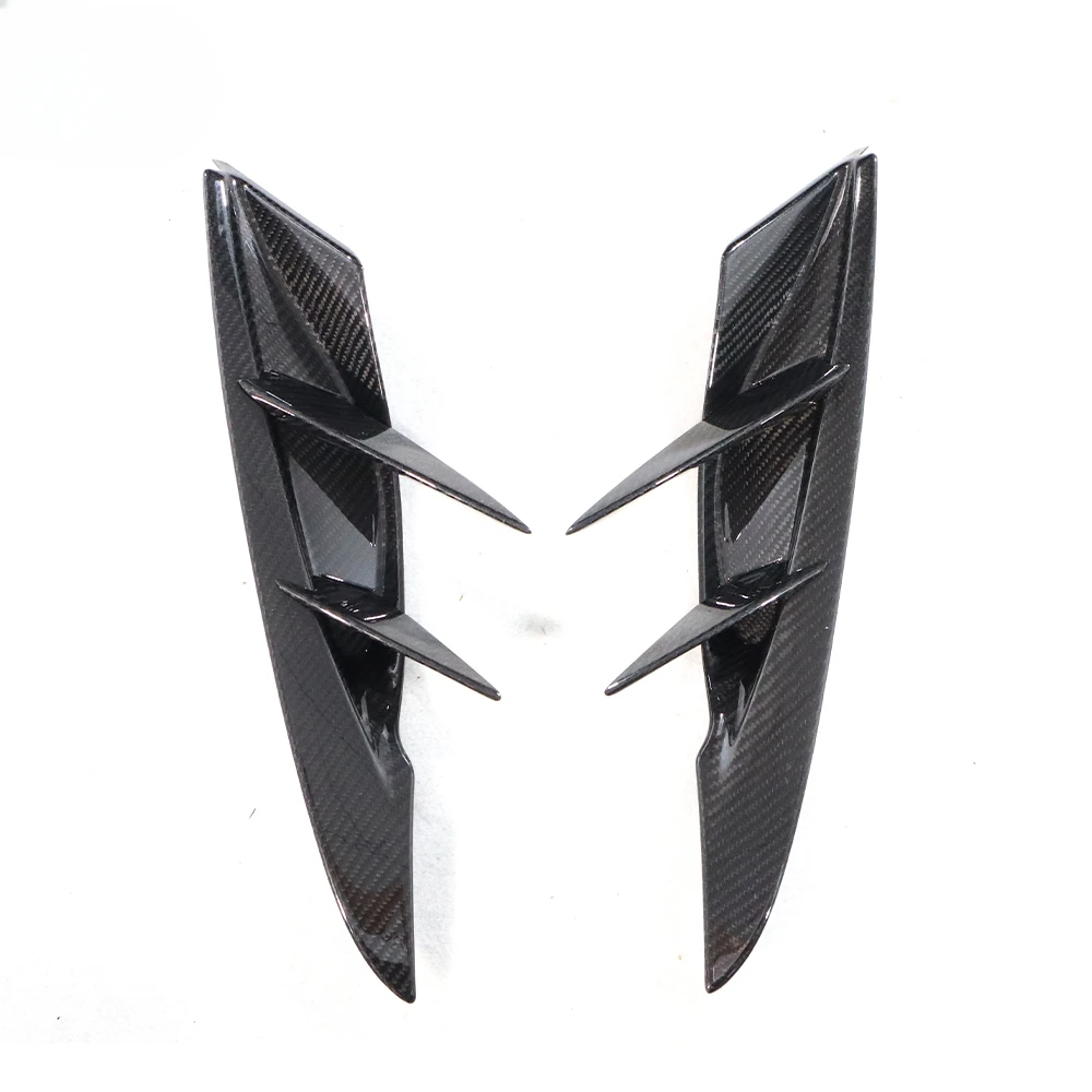 Car Part Dry Carbon Front Canards For Toyota Supra A90 A91 GR MK5