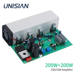 UNISIAN 200W TDA7294 Audio Amplifier Board 2.0 Channel BTL 200W+200W Class-AB High Power Amplifiers