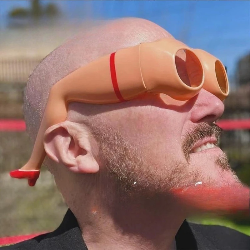 

Забавные оранжевые очки-ноги для вечеринок, розыгрышей и шуток, для мужчин и женщин