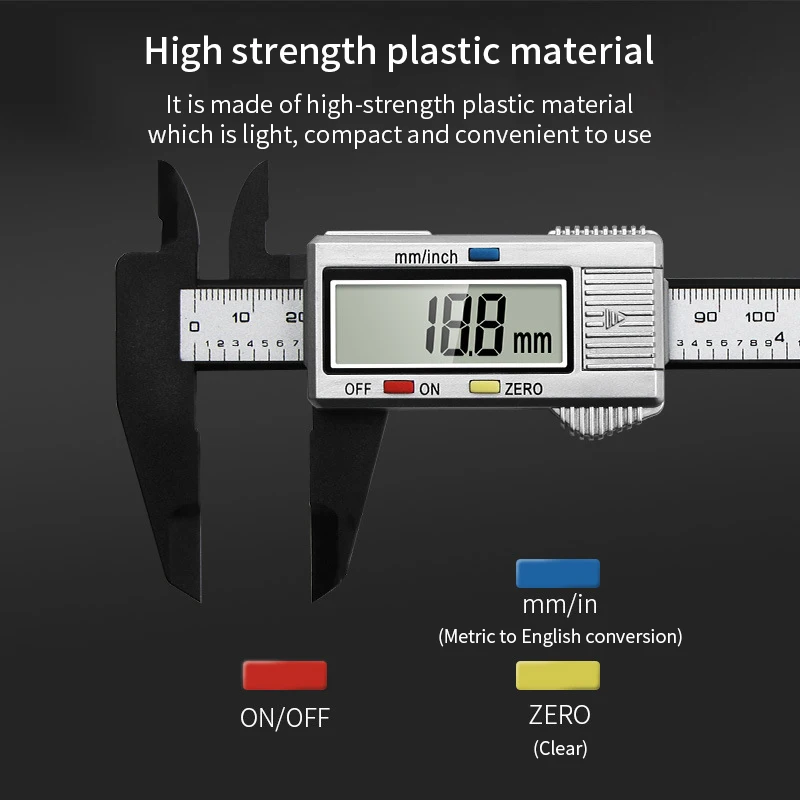 150mm 100mm 6 Cal elektryczna suwmiarka cyfrowa noniusz z włókna węglowego suwmiarka mikrometr cyfrowy narzędzie do pomiaru linijki