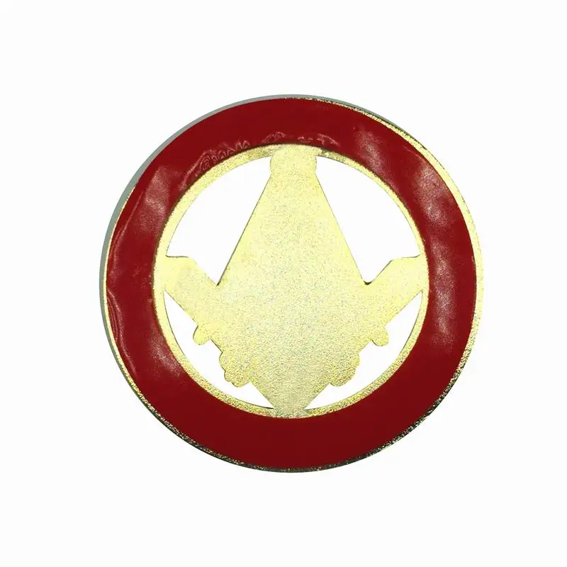 Antique Color Order of Eastern Star OES Masonic Car Truck Motorcycle Emblem with Red Adhesive, 3 Inches 6