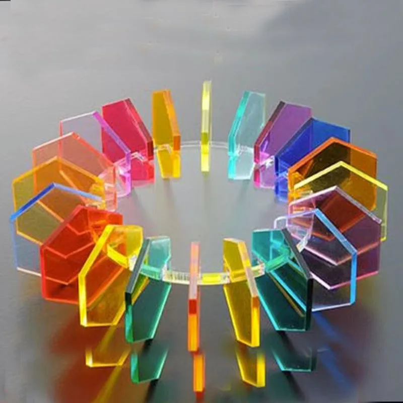 3mm Transparent Colour Acrylic Sheet Opacity Organic Glass Opaque Plexiglass Advertising Production Color Acrylic Plate