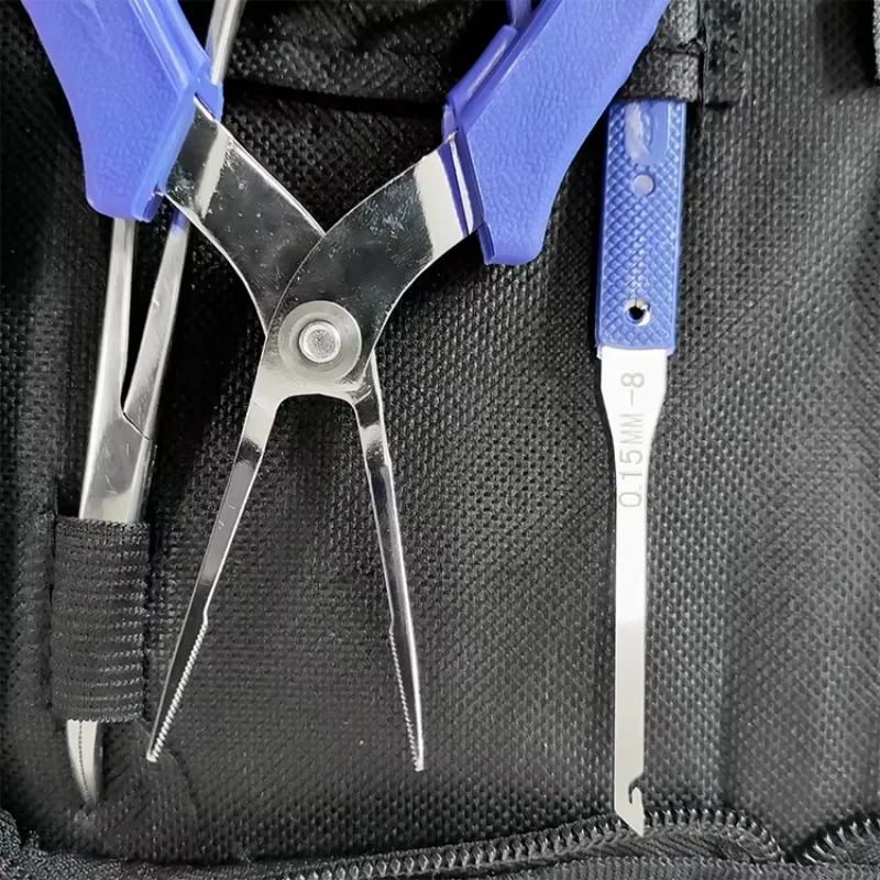 رائجة البيع المهنية الأقفال 16 مجموعات كلووم كسر مفتاح النازع أداة مفتاح إزالة أداة لباب المنزل وباب السيارة #4