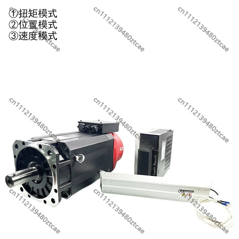 380V Asynchronous Spindle Servo Motor Kit 5.5/7.5KW 6000/8000RPM Universal CNC Milling Spindle Motor Driver Set