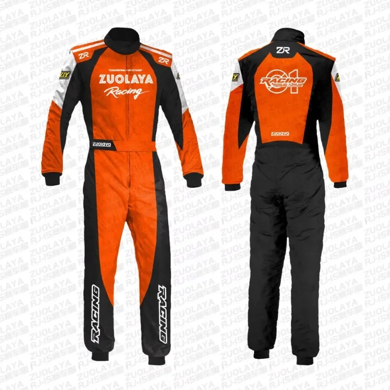 Customized LOGO Waterproof F1 Racing Suit Kart Jumpsuit Racing Suits ATV Training Suit Off-road One-piece Racing Jackets