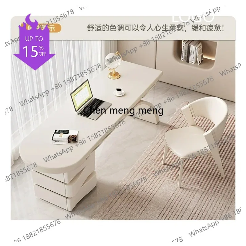 

M183 Computer desk Cream style desk home bedroom desktop computer designer light luxury modern simple desk
