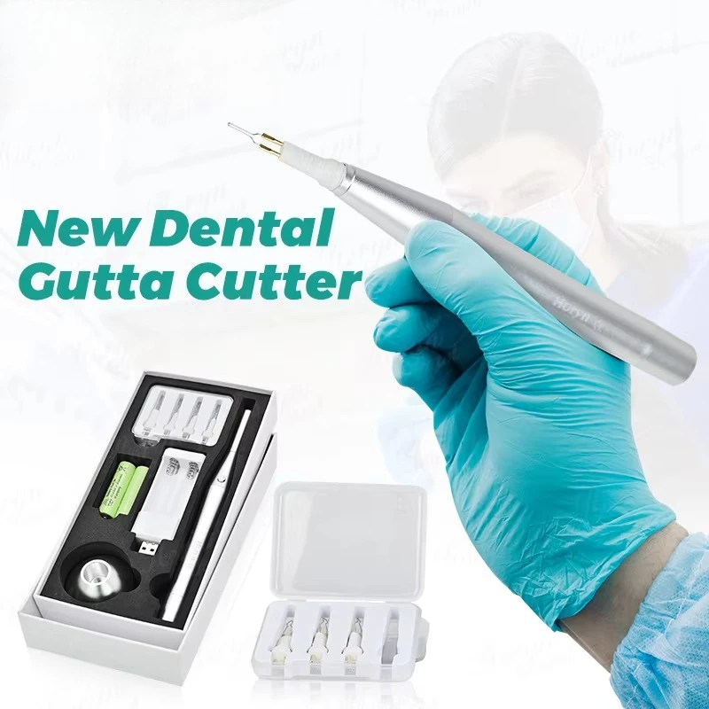 

Aluminum New Dentals Gutta Cutter Gutta Percha Points Cutter With 8pcs Tips For Endodontic Treatment