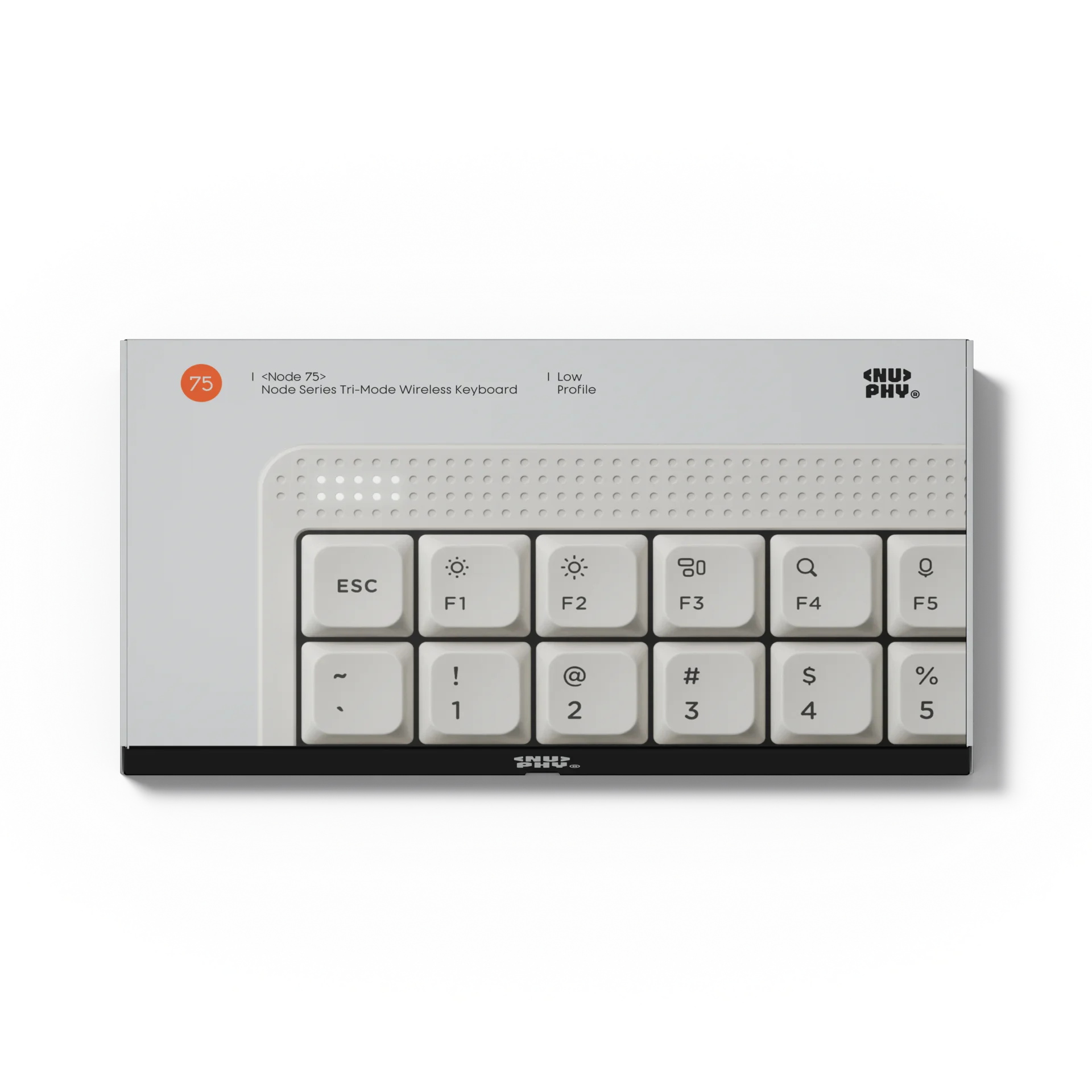NuPhy Node100 Mechanical Keyboard Bluetooth wireless keyboard touch keyboard Low-profile/High-profile Gateron Switch