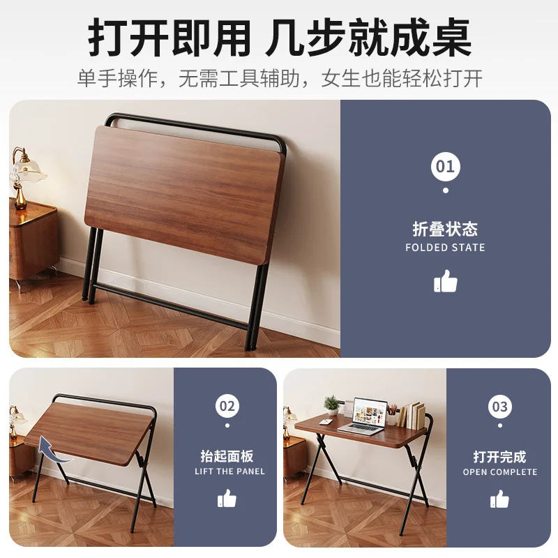 Table Folding Desk Computer Desk Desk Simple Bedroom Home Student Foldable Study Table Bedside Table