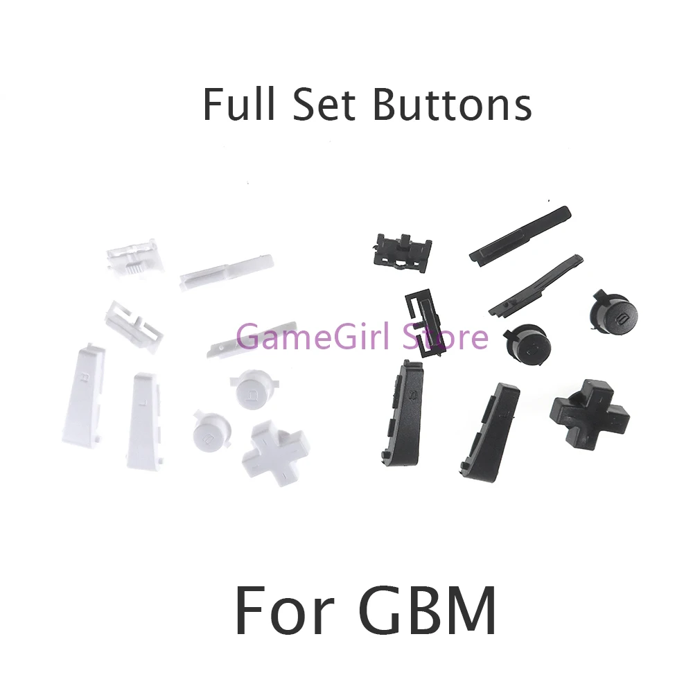 

10sets Full Set Buttons L R A B D-Pad Keys For Gameboy Micro GBM Game Console Replacement Kits