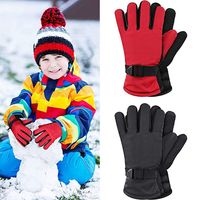 Winter Warm Windproof Ski Gloves Non-slip Waterproof Adult Mitten Thicken Warm Kid Gloves Snow Snowboard