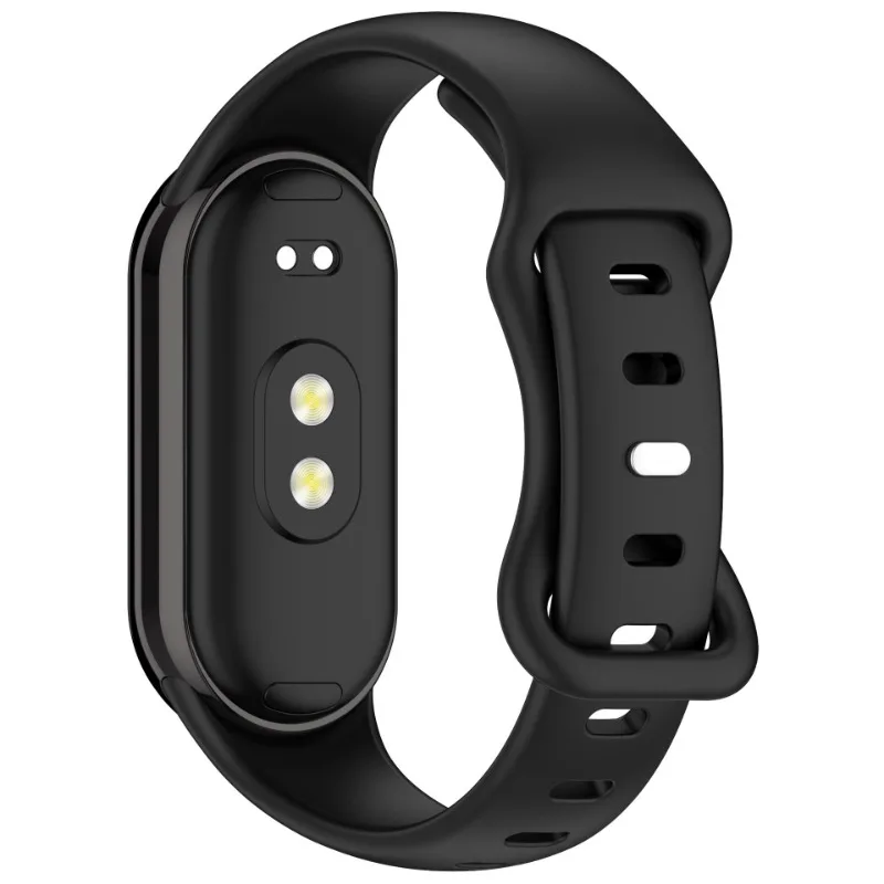 حزام سيليكون رياضي لـ Xiaomi Mi Band 9 8 سوار معصم رسمي ناعم ومريح Mi Band 9 8 Correa Belt Accessories