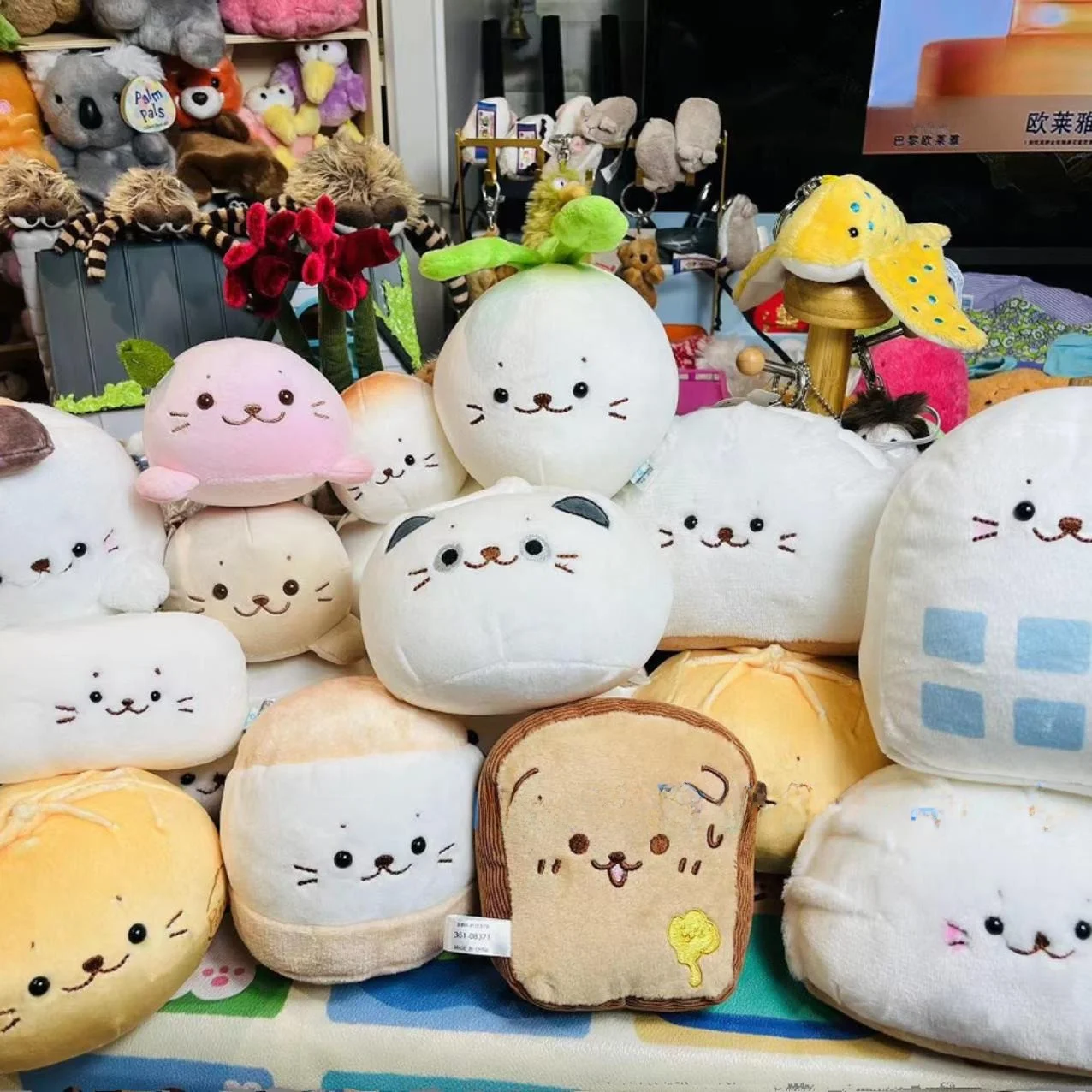 

Коллекционная игрушка-кукла Seal Design Toy Sted Buns Dumplings Radi Fortune Cookie Doll Plu для детей от 4 лет, подарок