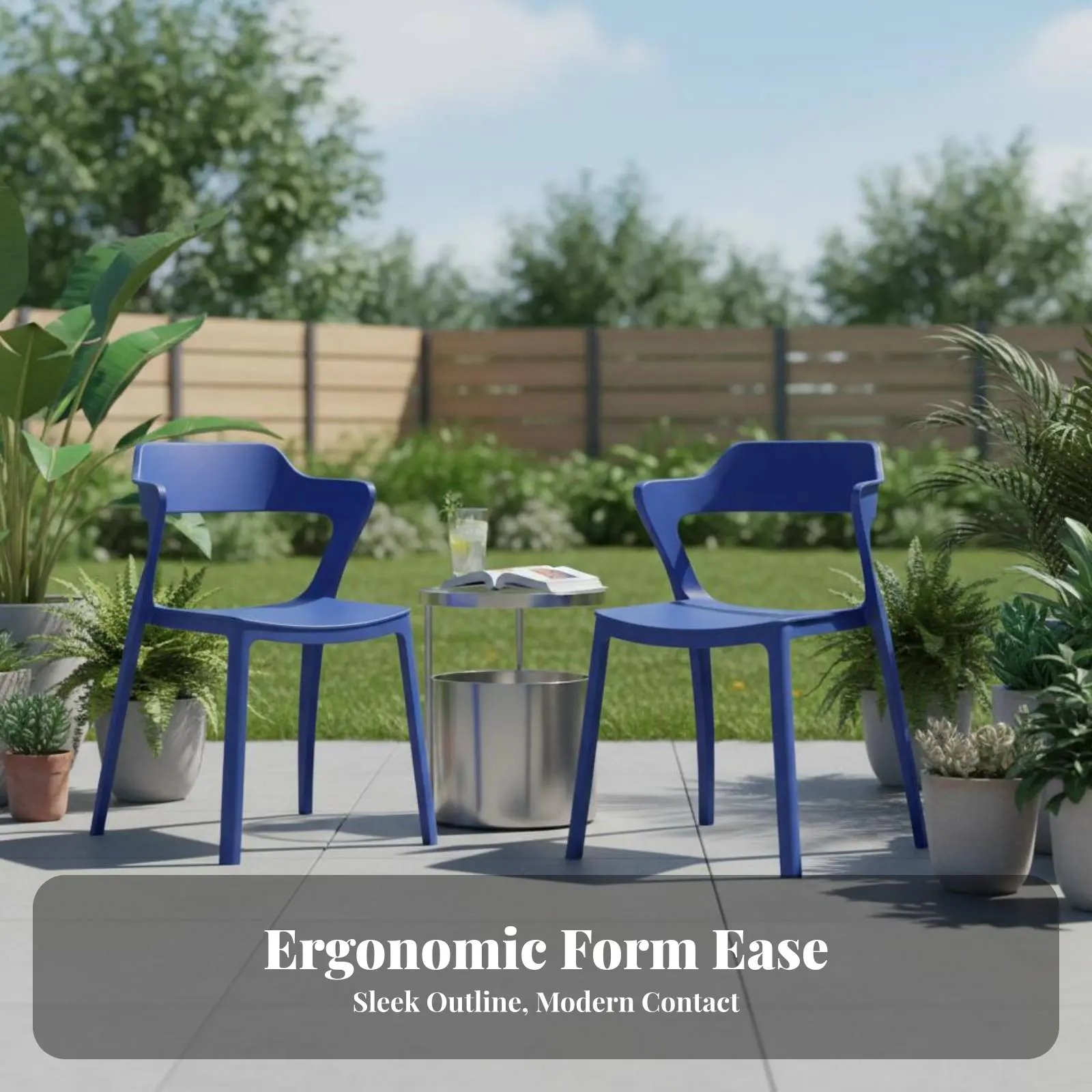 

Стул из формованного пластика: утолщенный и прочный, с удобной спинкой, легко чистится. Идеально подходит для офисных руководителей, кухни, кафе.