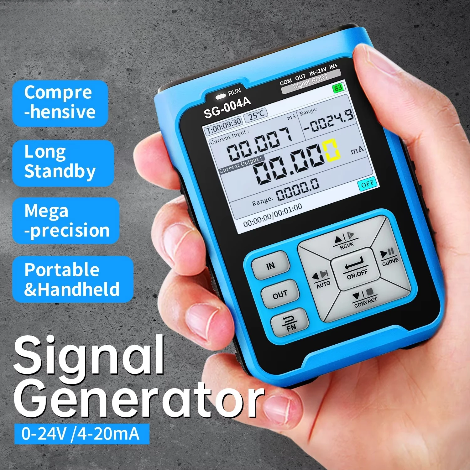 SG-004A 4-20mA Multifunctional Signal Generator PT100 Thermocouple Resistance Pressure Transmitter Process Calibrator