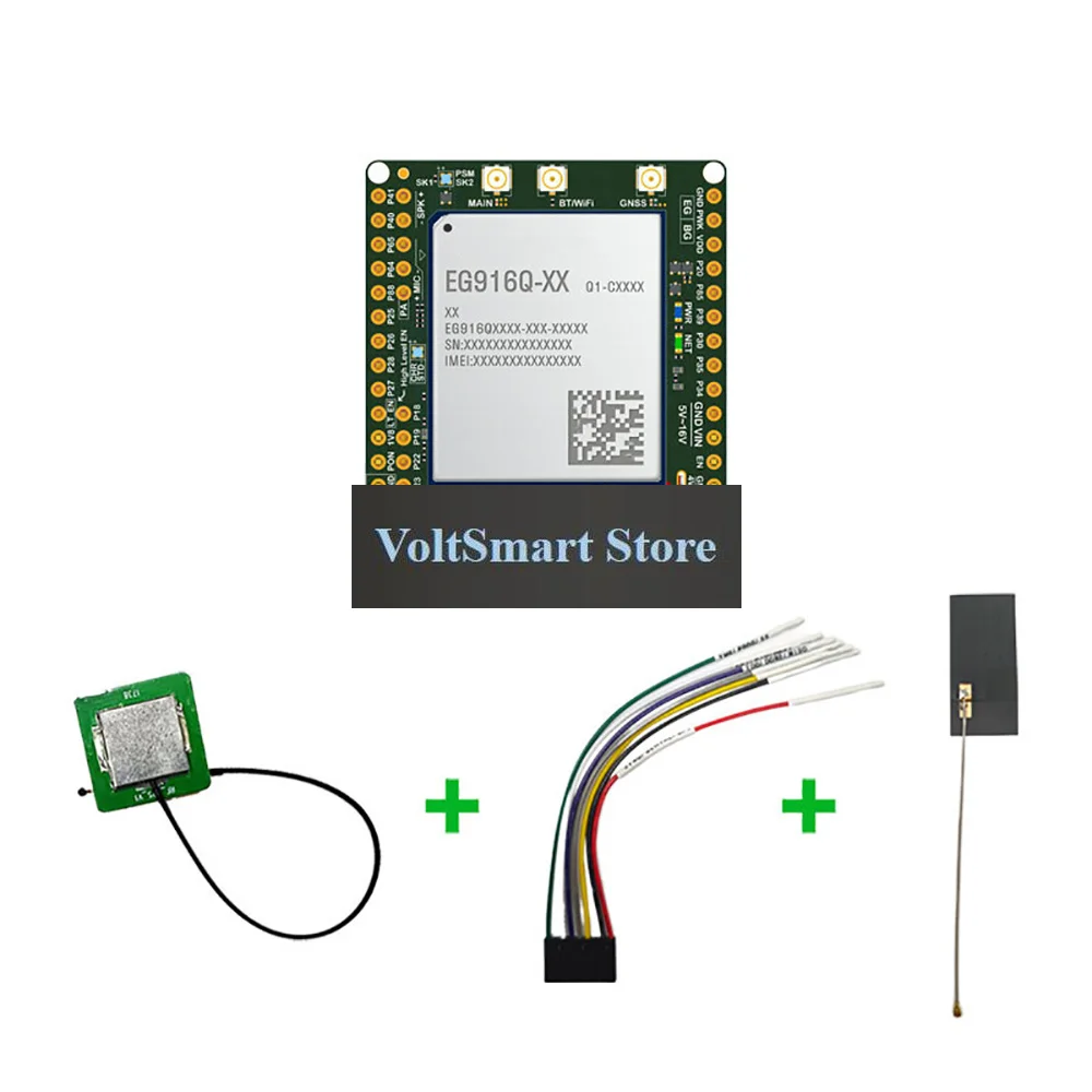 VoltSQuecPython EG916Q-GL Core Board 2.54mm Pin 38 PIN LTE Cat1 Bis Module GPS BT WIFI B1/2/3/4/5/7/8/12/13/18/19/20/25/26/28/66