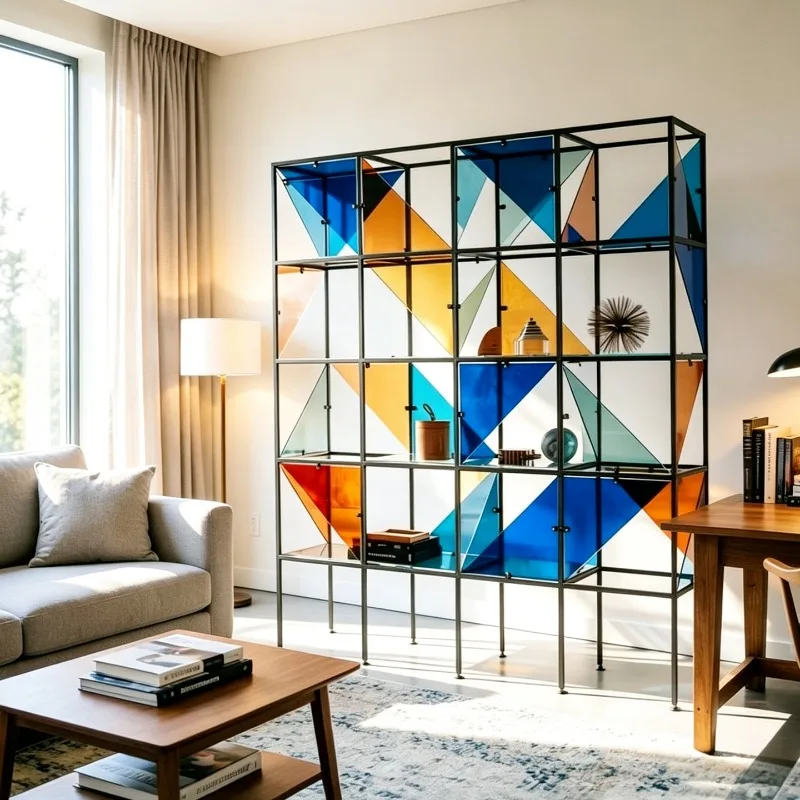 Light luxury color table, display stand acrylic