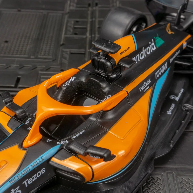 rastar 1:24 McLaren MCL36 coche de rally de aleación modelo colección de adornos de coche coche de juguete para dar a su novio un regalo.