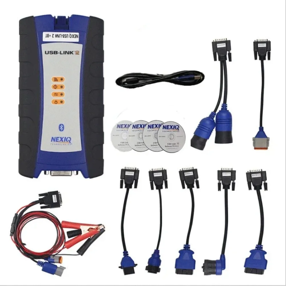 Ideale per NEXIQ-2 USB Link Bluetooth per camion pesanti OBD2 diagnostica per motore Diesel NEXIQ BT Version OBD Fault Detector