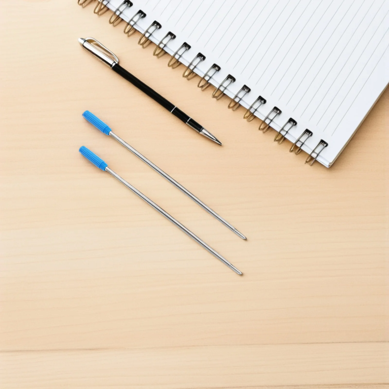 

20 Pcs Metal Ballpoint Pen Refill Cross Refills Fine Black -point Pens Writing