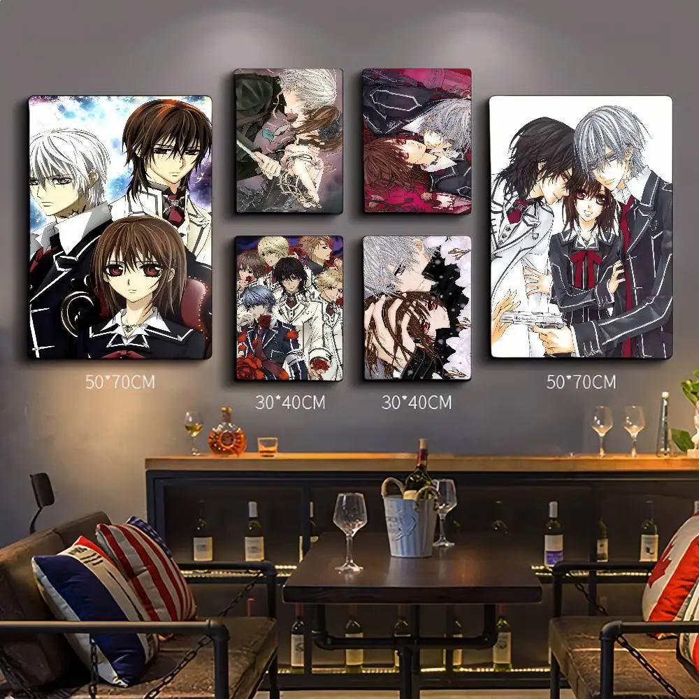 Comics Vampire Knight Whitepaper Poster HD Quality Poster Wall Art Painting Study Room Wall Decor