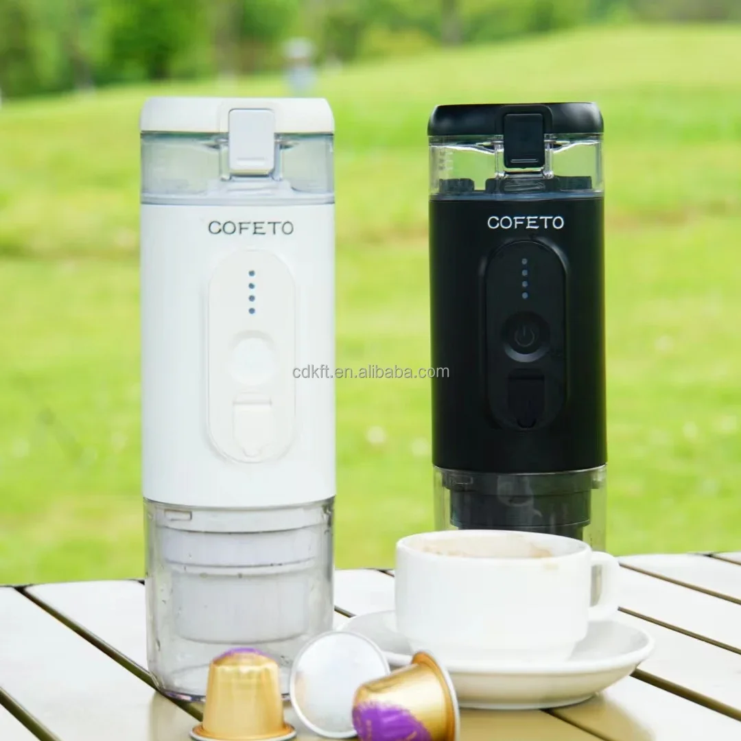 Portable coffee machine with CE certificate with lithium battery 12v  hotel travel camping