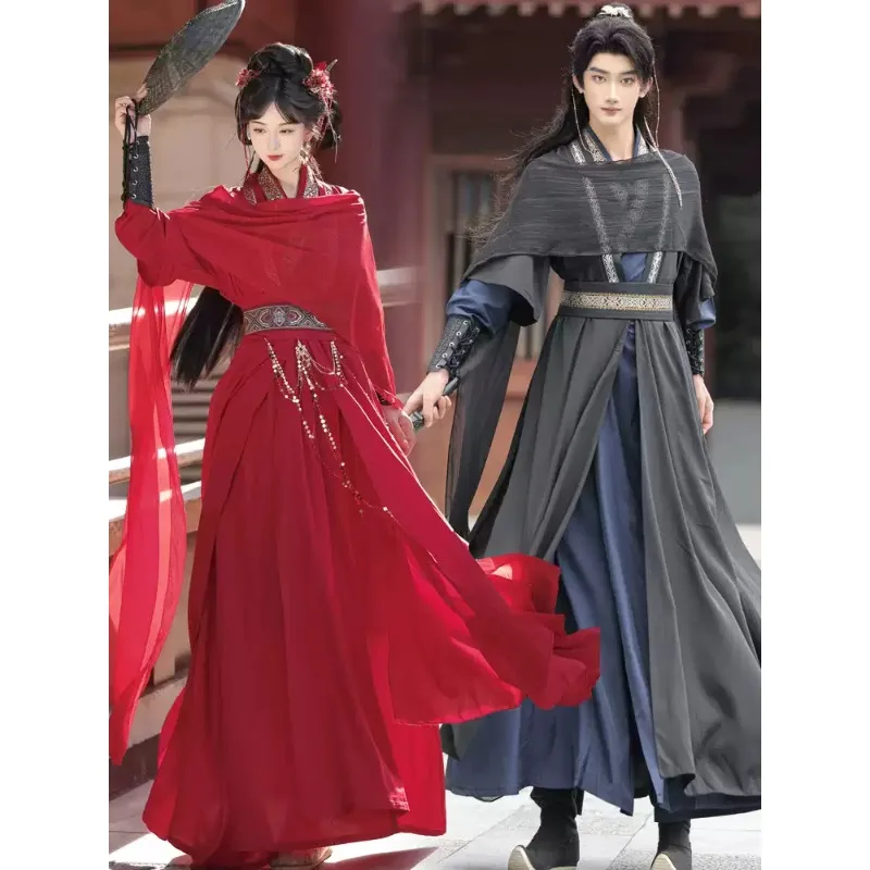 4xlサイズの黒いパワーハンフー、伝統的な中国風のクロスカラー印刷衣装、ハロウィン剣士コスプレコスチューム、ストリートcosスーツ