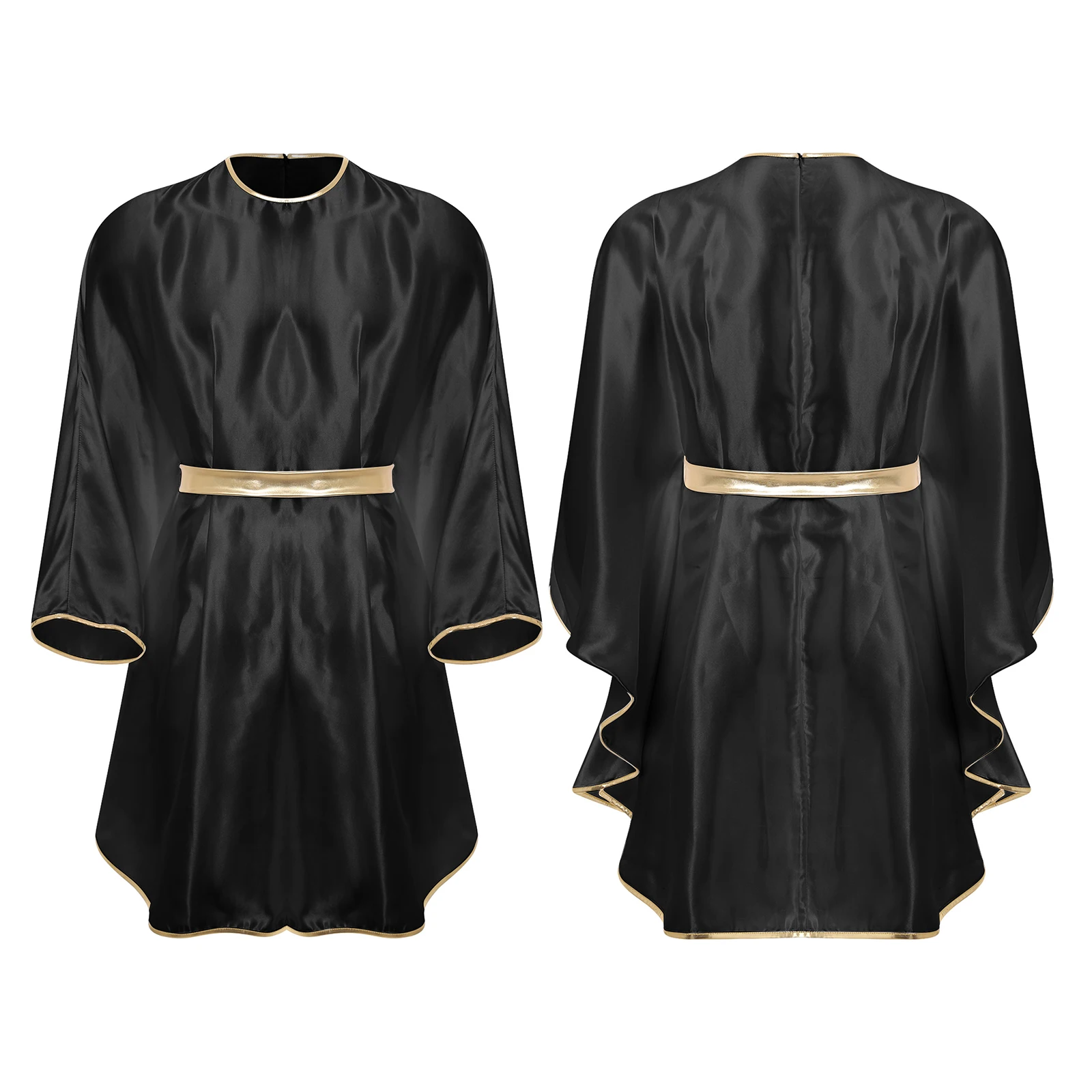 

Men Choir Churn Priest Performance Costume Carnival Party Angel Cosplay Robe Dress Masquerade Halloween Performance Uniforms