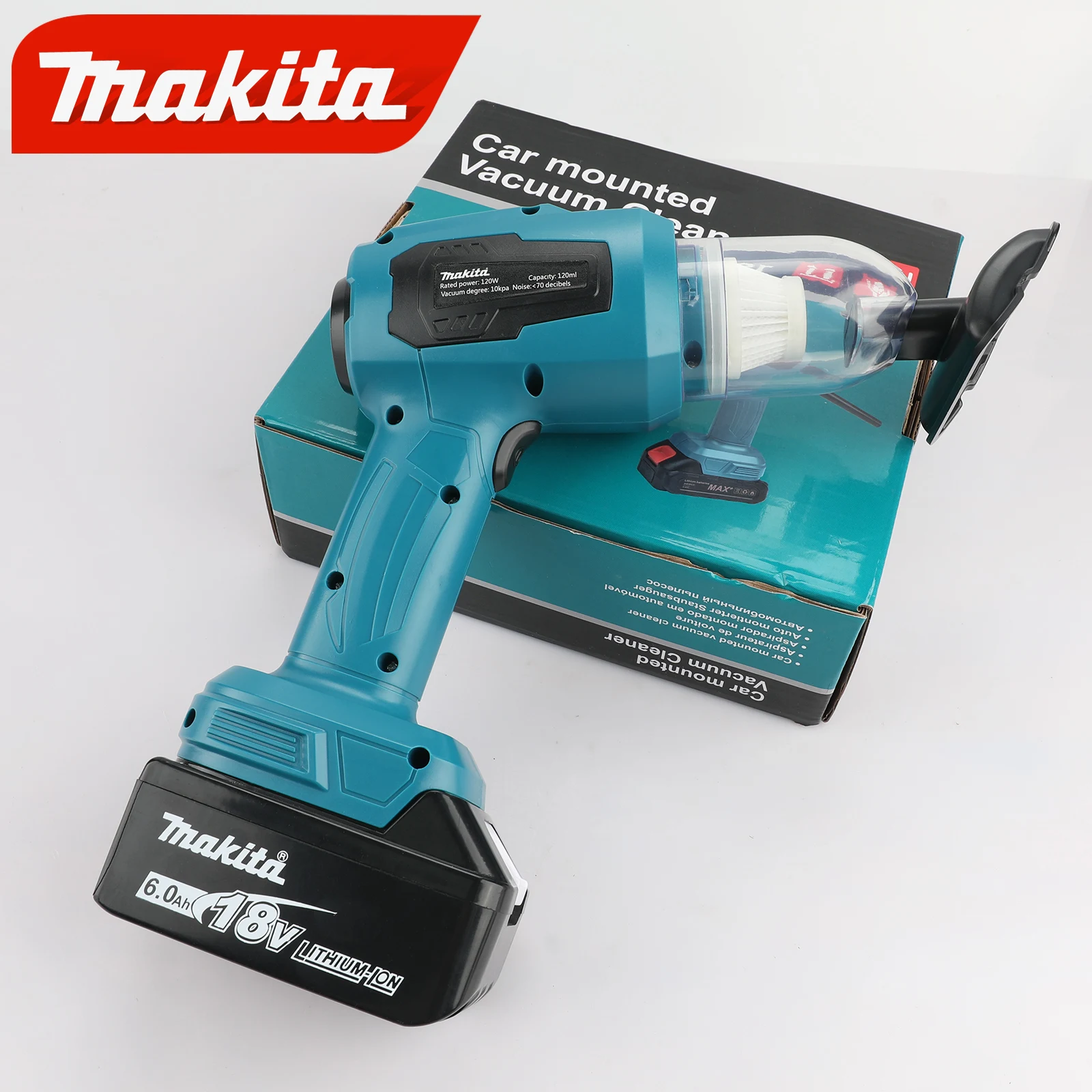 Makita M213 200W High Suction Vacuum Cleaner Compatible With Makita 18V Lithium Battery Car Workshop Dust Clearing Hand tools - view 5