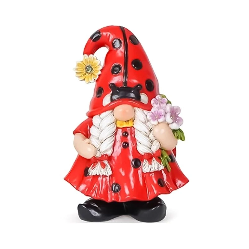  Ladybugs Gnome Halloweens Decorations 2024 Spring Swedish Tomtes Scandinavians Figurine Decorations Kitchen Tiered Tray Decors